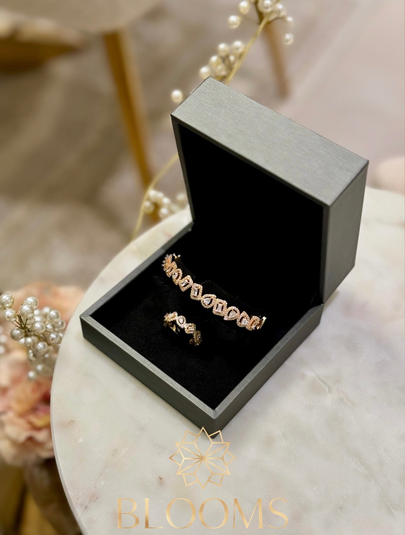 Luxury Gold Bungle Set