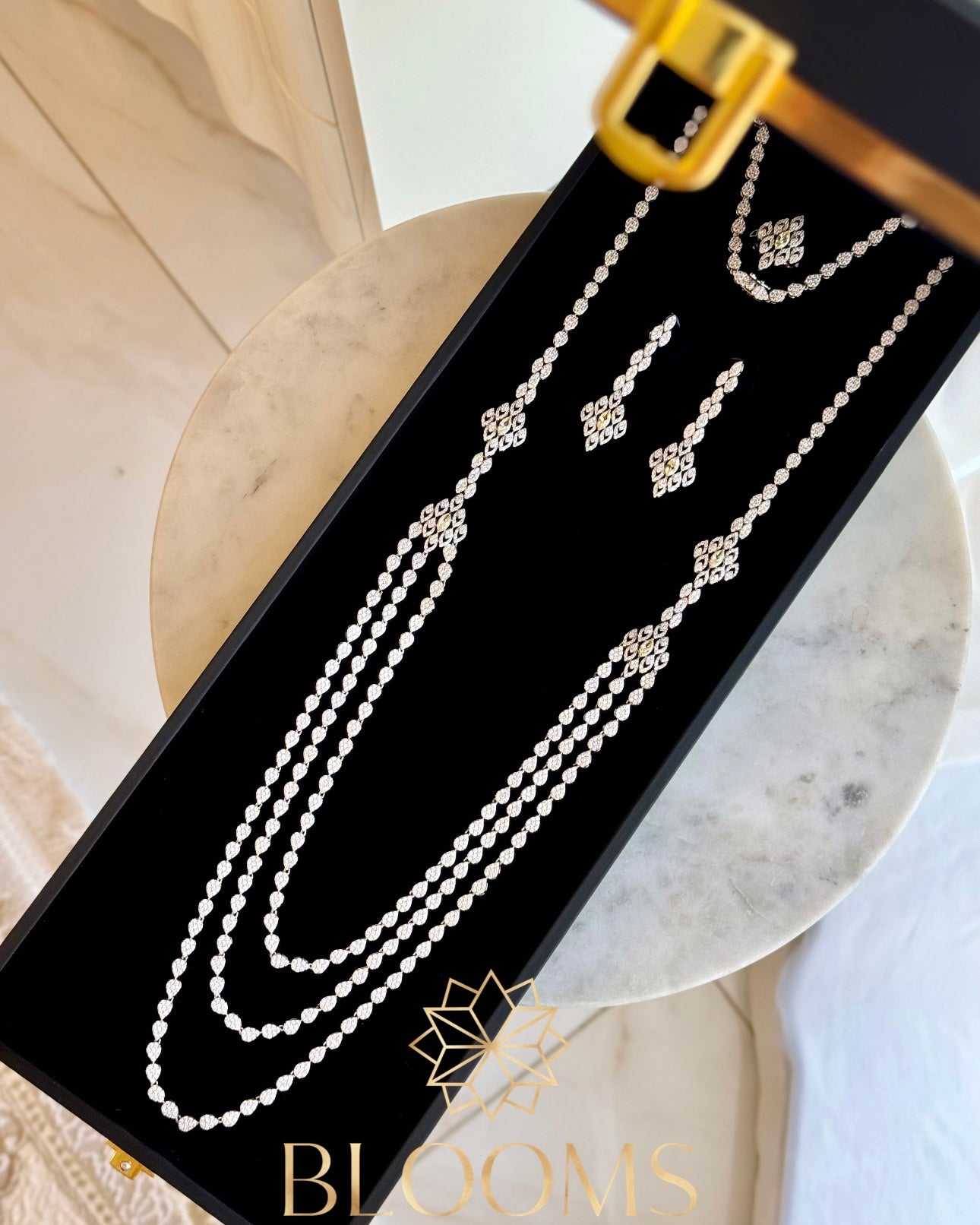 Sheikha Luxury Yellow Long Necklace