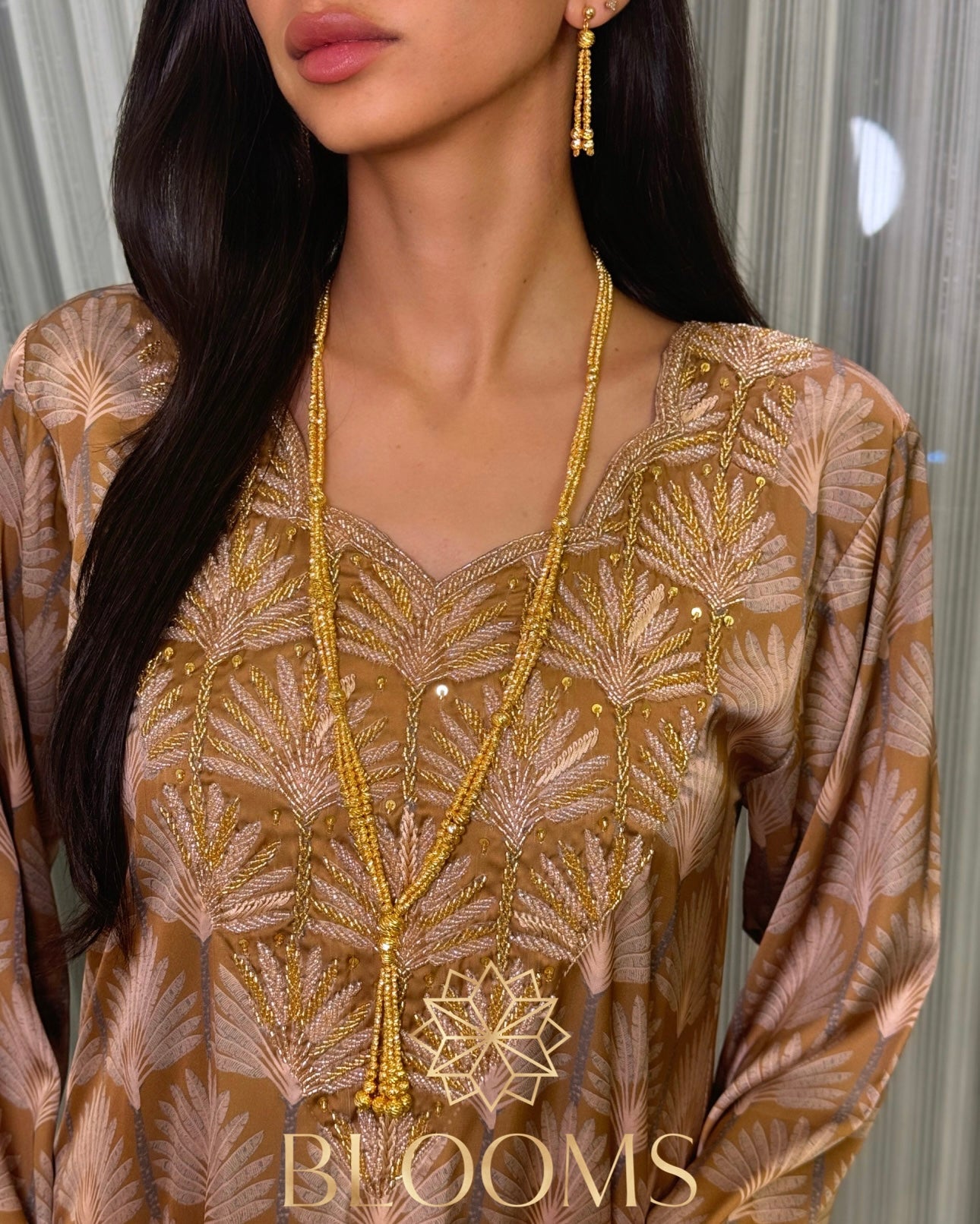 Al Reem Necklace and earrings
