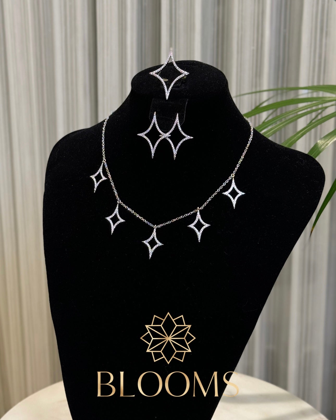 Lu Star Silver Choker Set