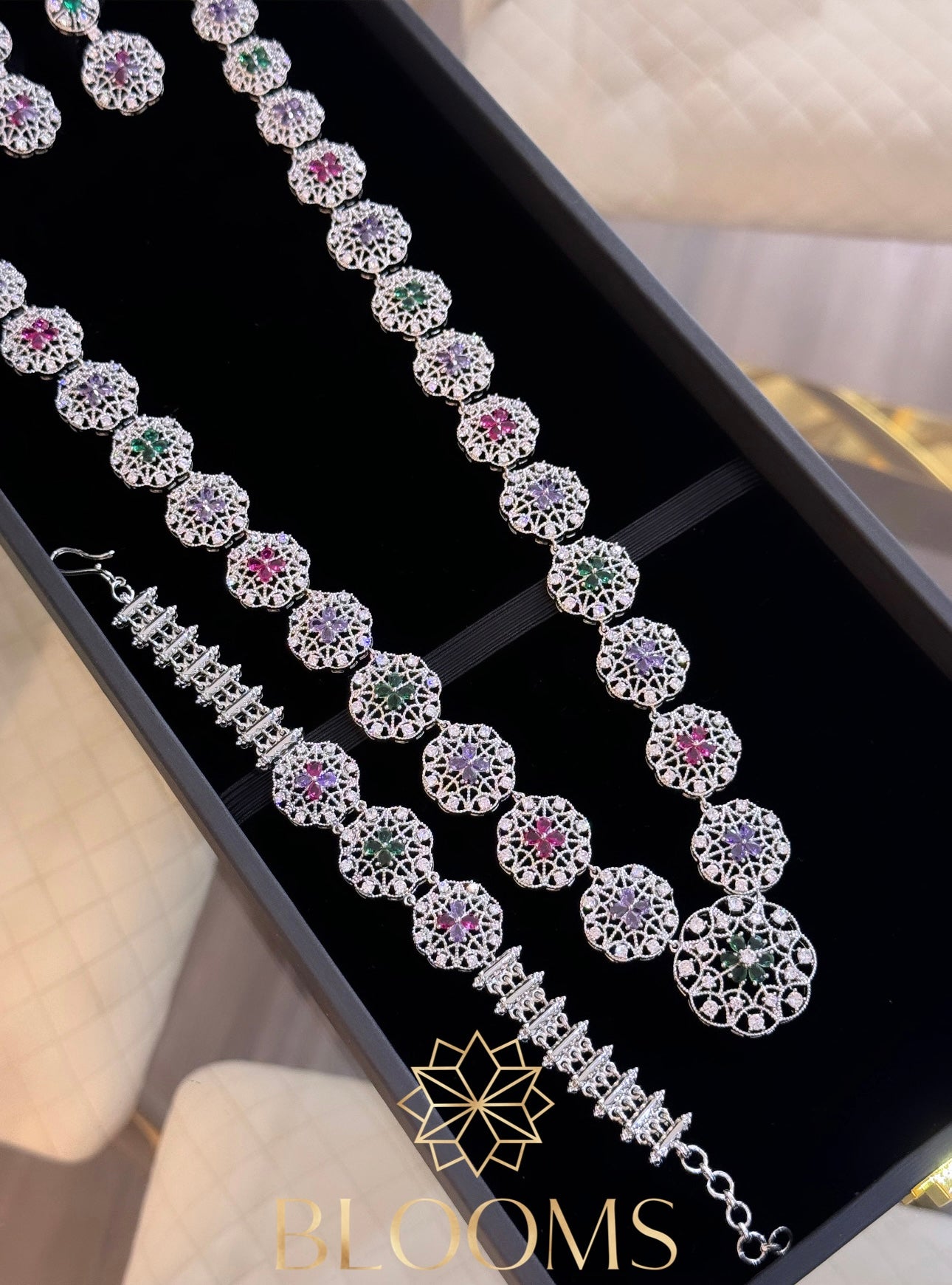 Luxury Silver Mrayah Full Set