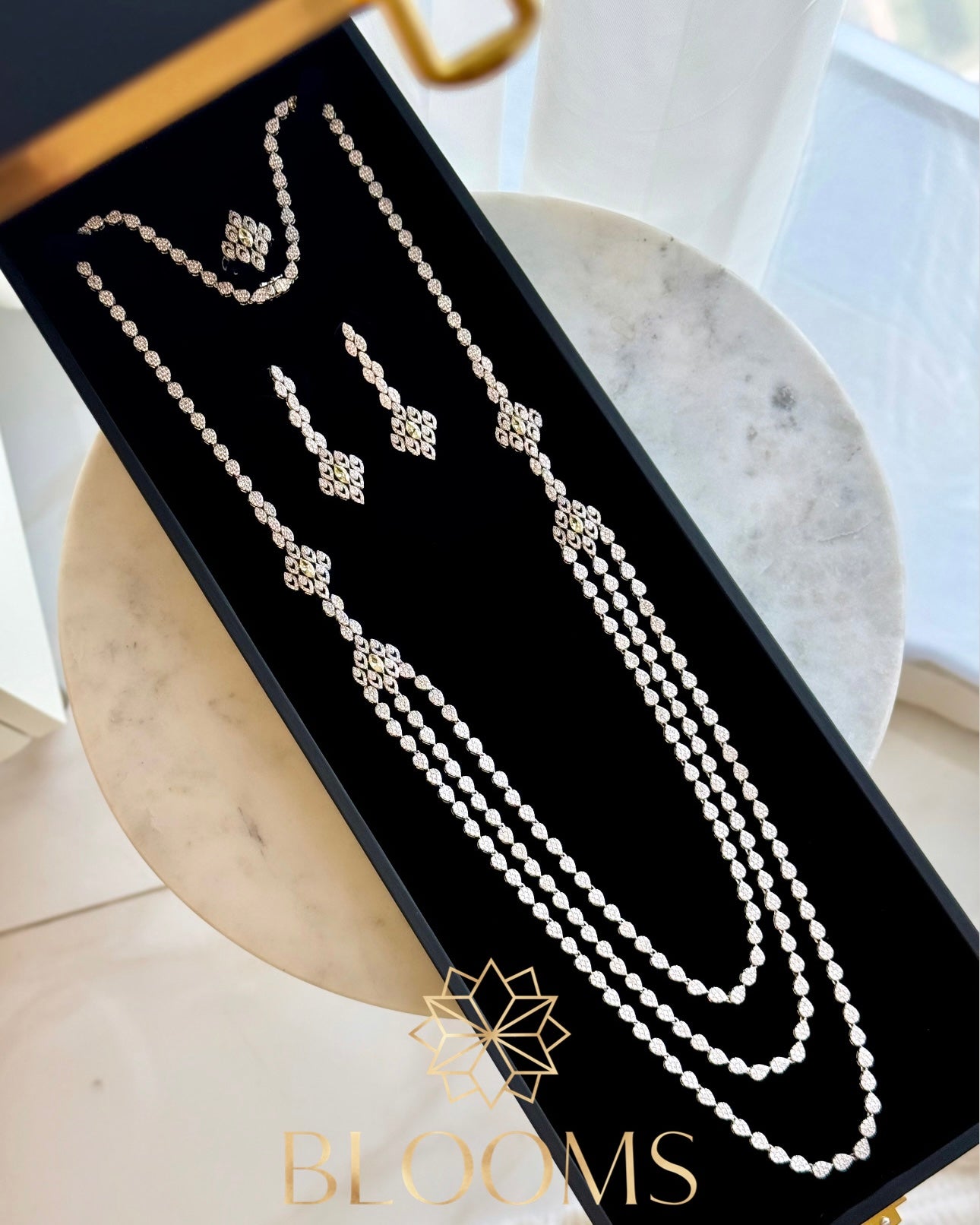 Sheikha Luxury Yellow Long Necklace