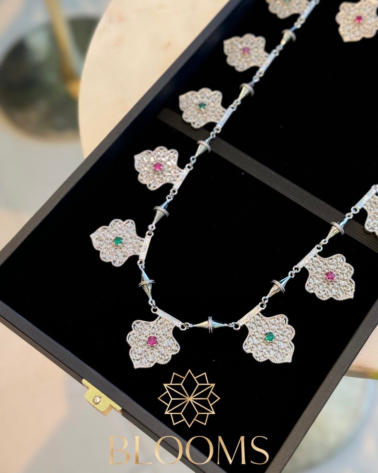 Kadi Long necklace With earrings