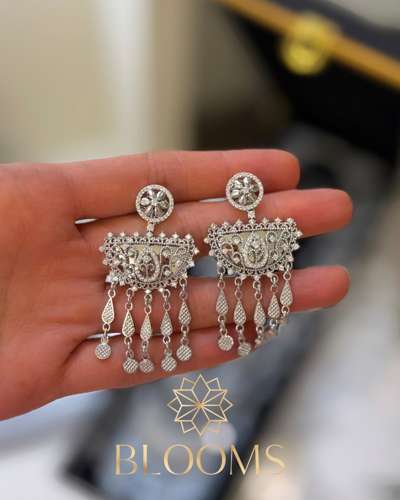 aliaa Silver luxury traditional bridal set