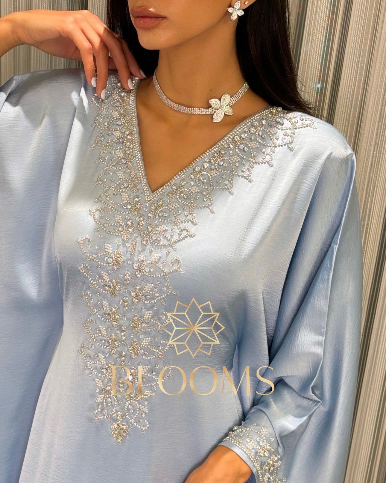 Georgina Choker Silver Set