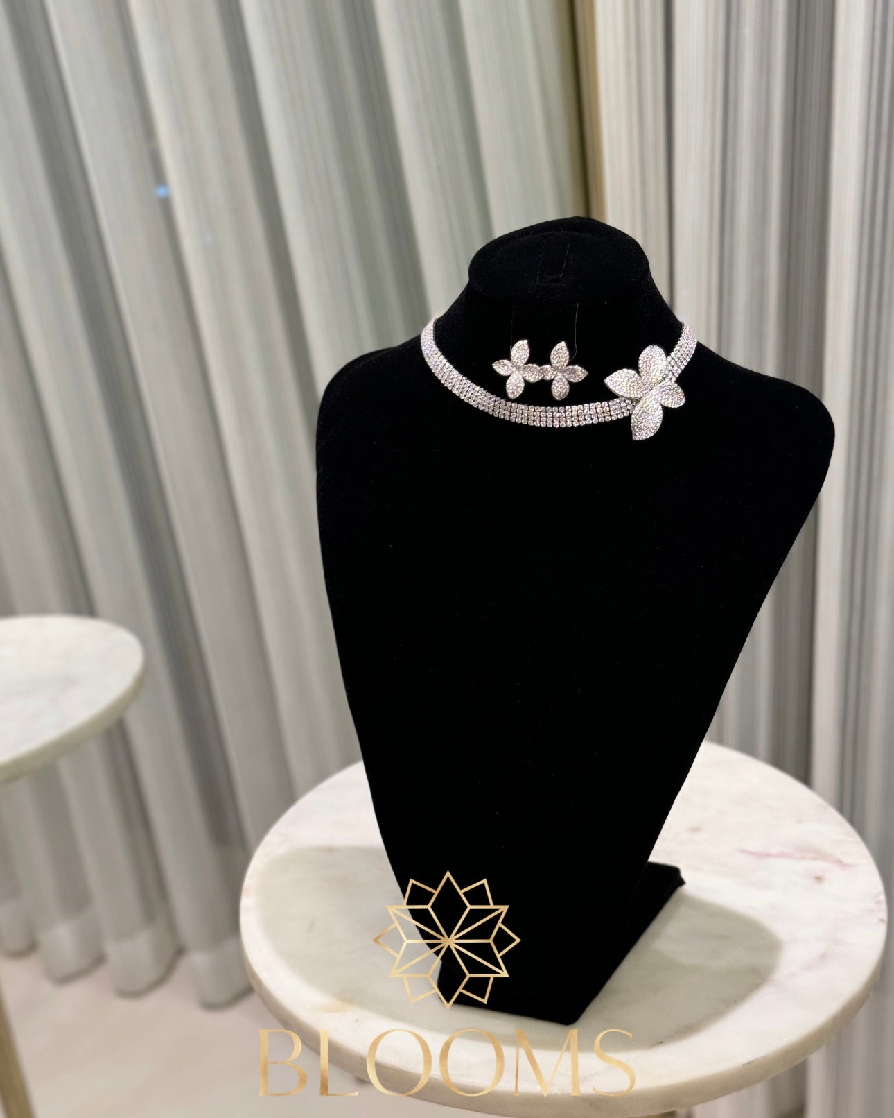 Georgina Choker Silver Set