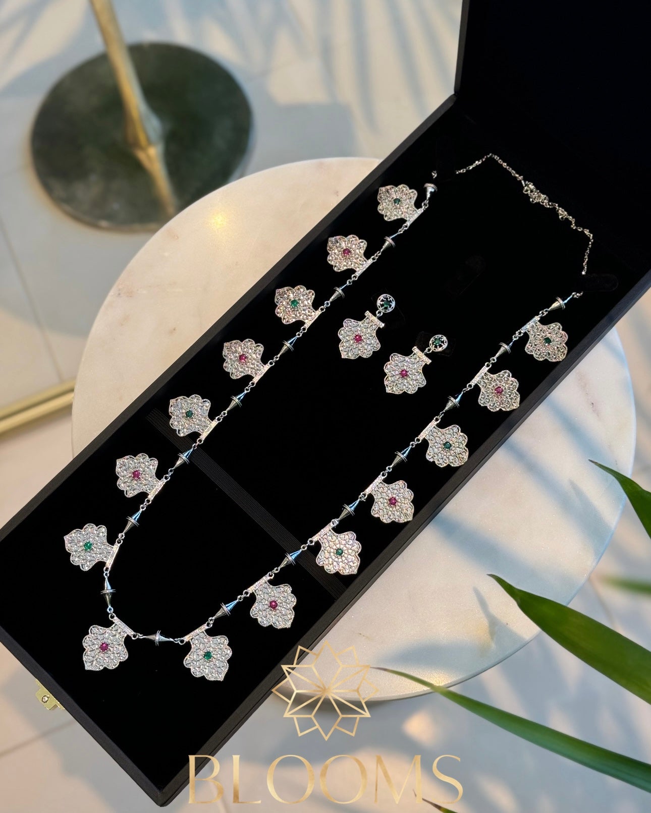 Kadi Long necklace With earrings