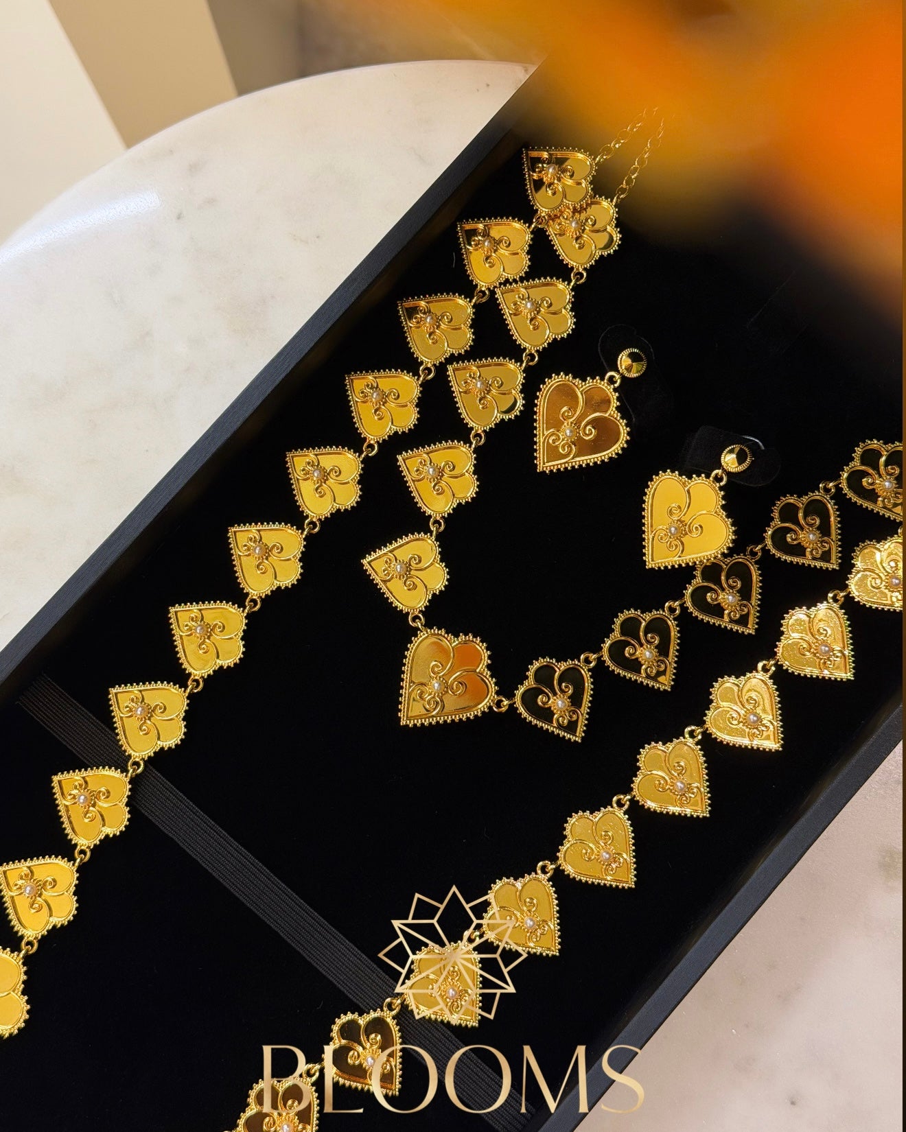 Fa heart luxury Traditional Set