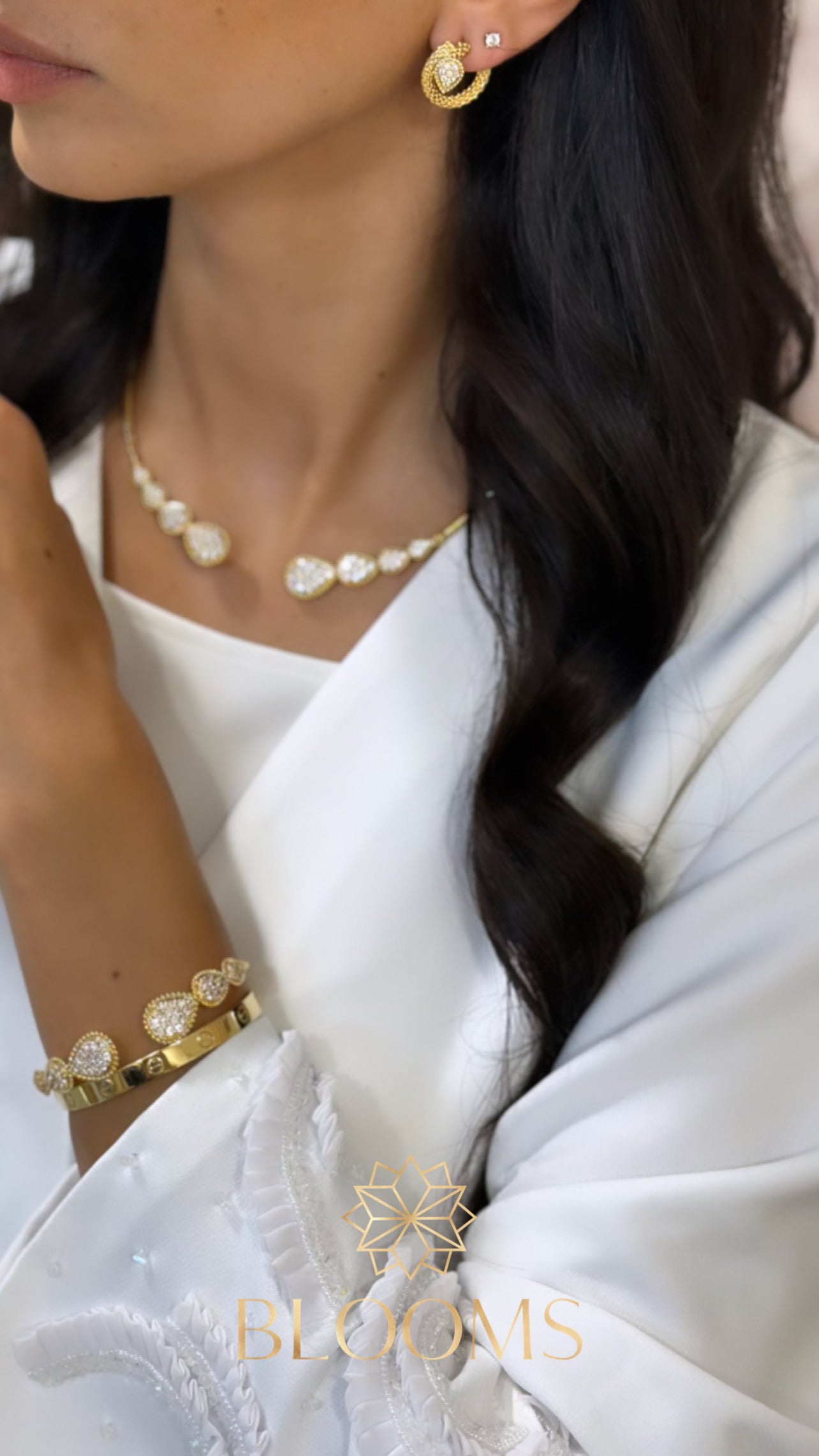 Bashy Luxury Choker with earrings