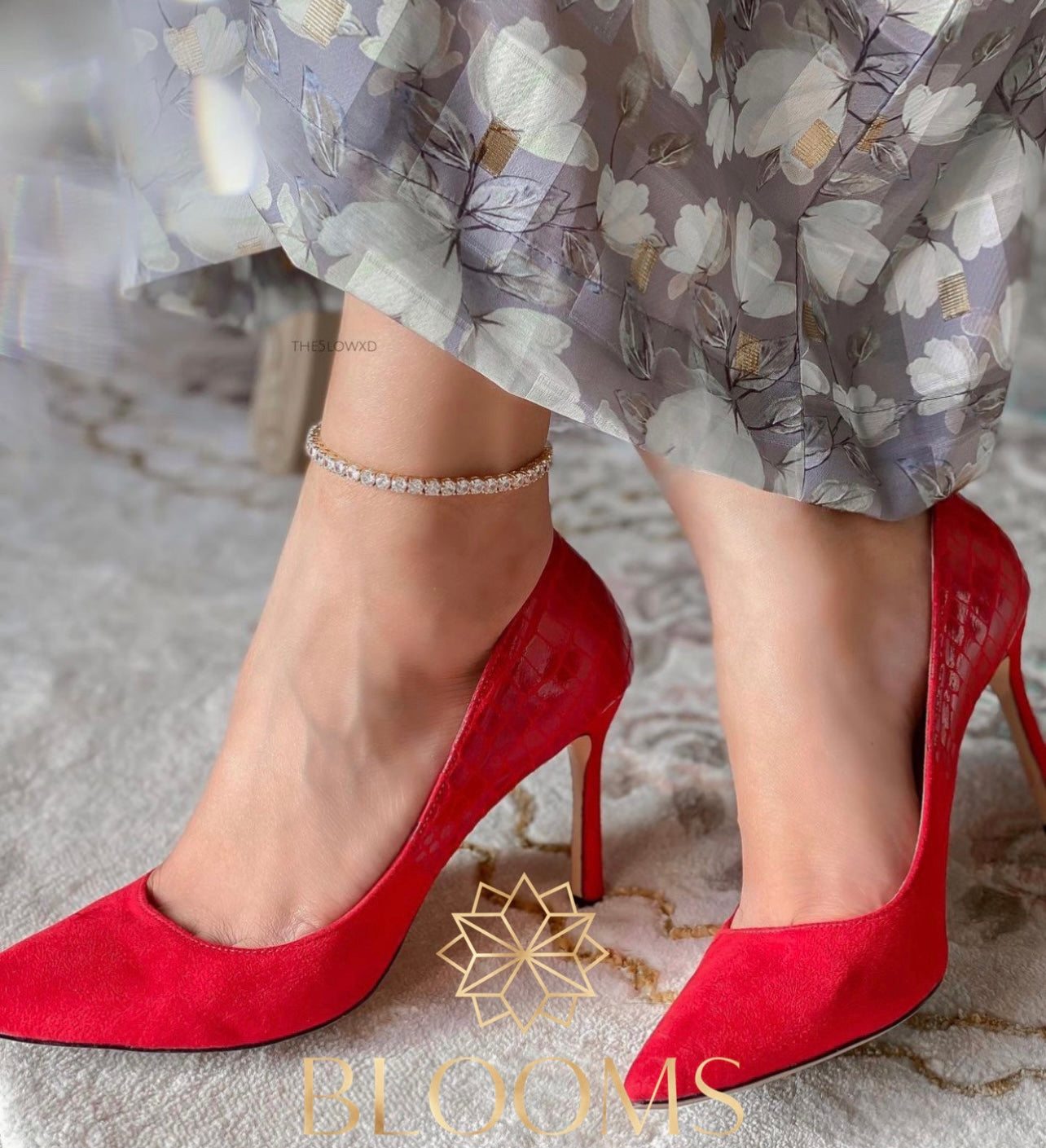 Tennis Anklet Gold