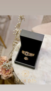 Luxury Traditional Gold Bungle Set