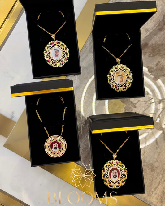 H.H Sheikh Zayed and Mohamad necklaces