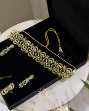 Rodaina Luxury Green Choker