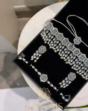 Salamah Silver Khonaqi Set