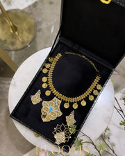 Riman Luxury Gold Fairouz Choker Set