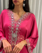 Zahia Silver necklace with earrings