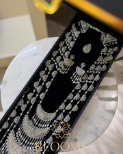 aliaa Silver luxury traditional bridal set