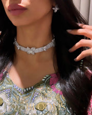 Georgina Choker Silver Set