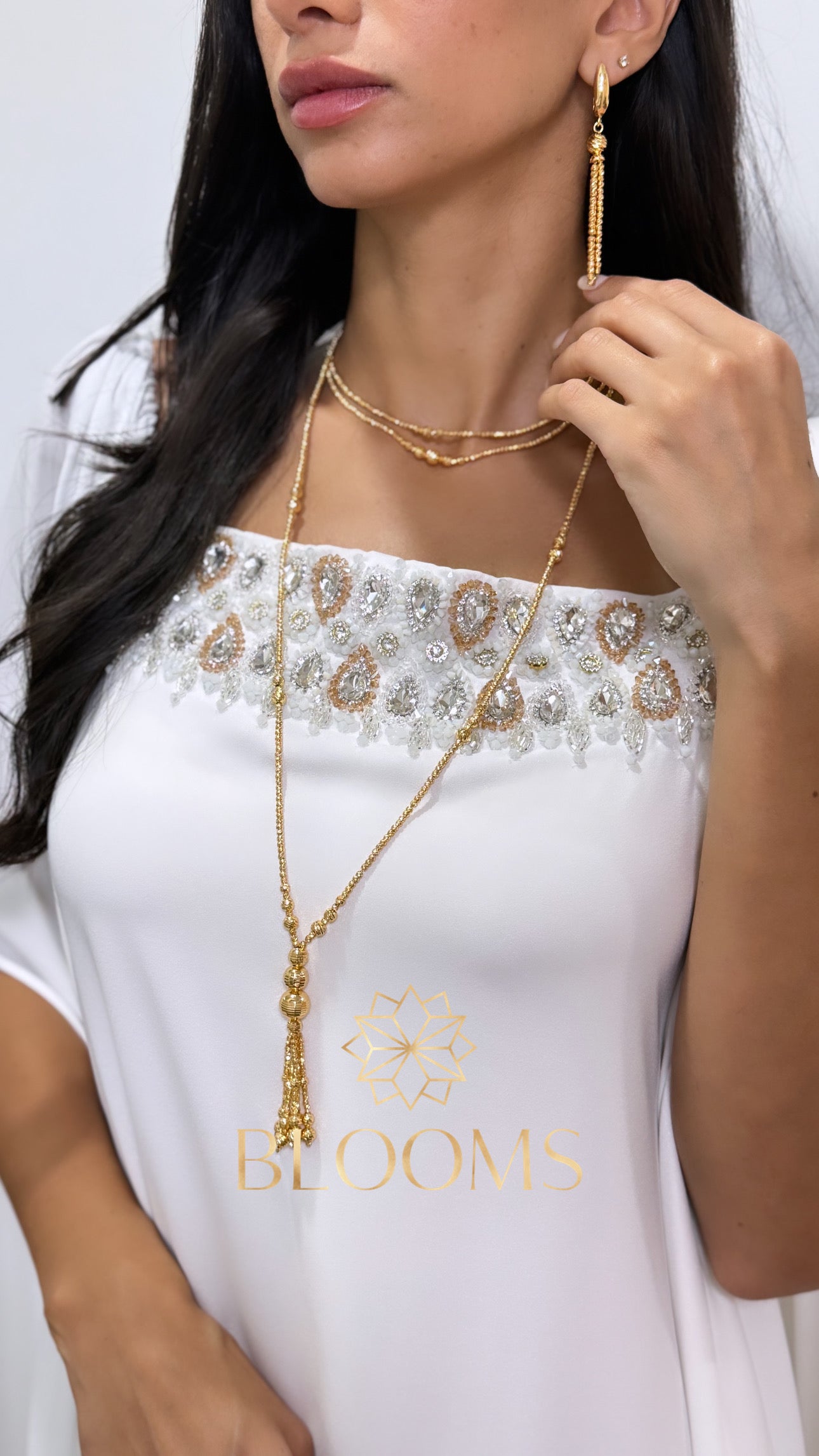 Al Reem Necklace and earrings