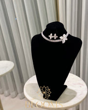 Georgina Choker Silver Set