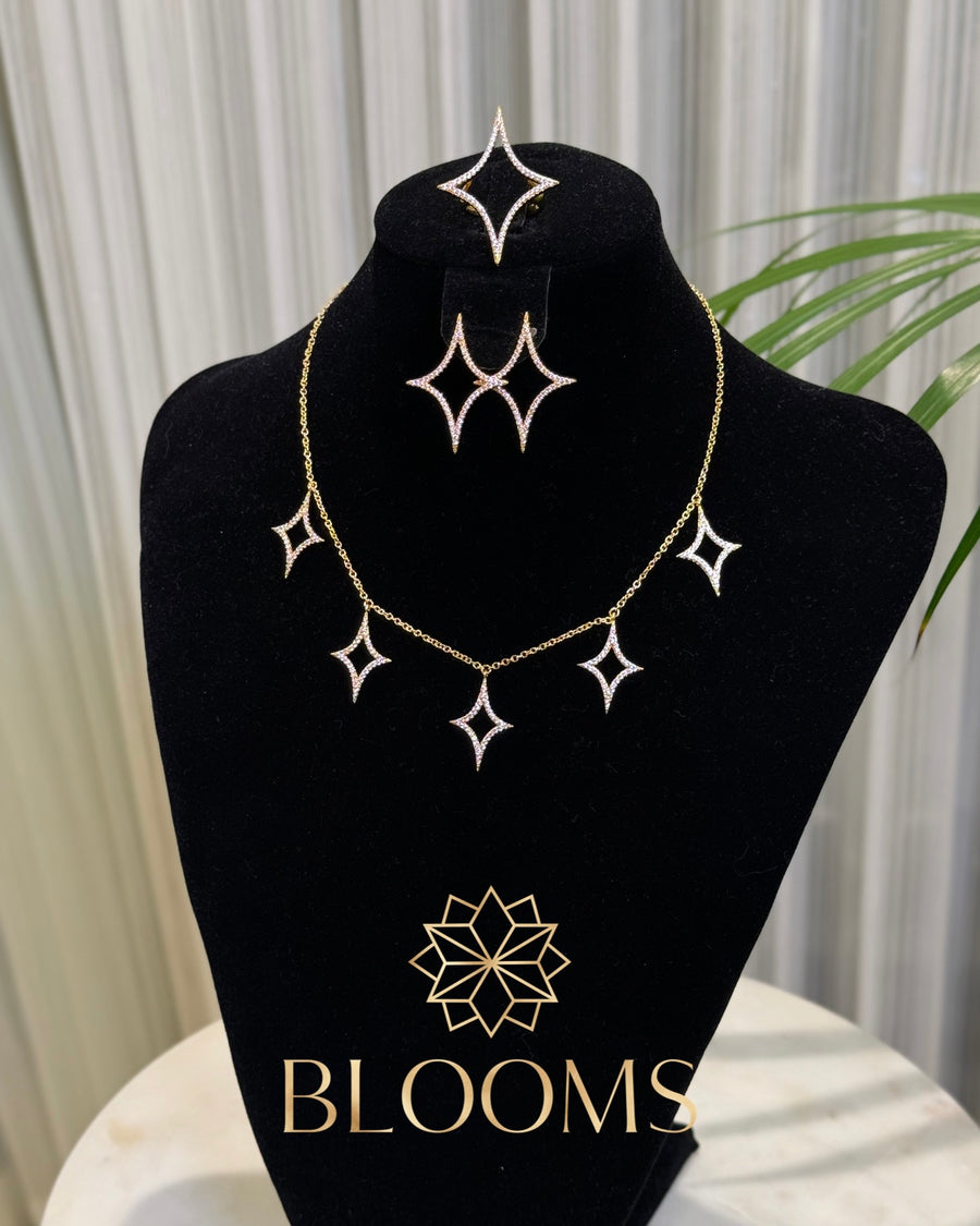 Lu Star Gold Choker Set