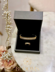 Luxury Gold Bungle Set